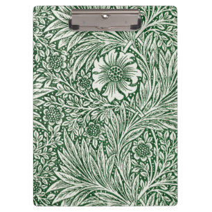 William morris marigold grüne Blume Klemmbrett