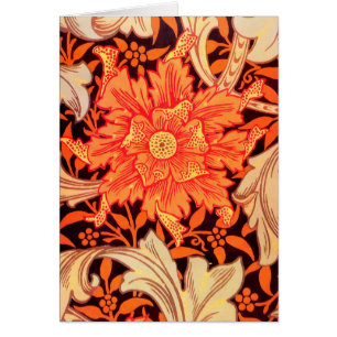 William Morris Marigold Vintage Floral Salutation