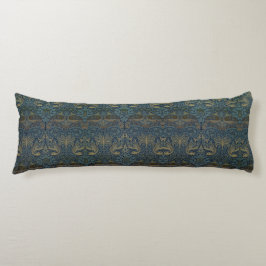 William Morris Medway, Blau und Weiß Seitenschläferkissen