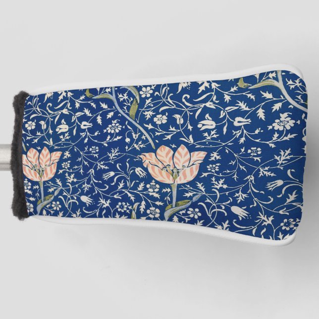 William Morris Medway Blue Floral  Golf Headcover (Vorderseite)
