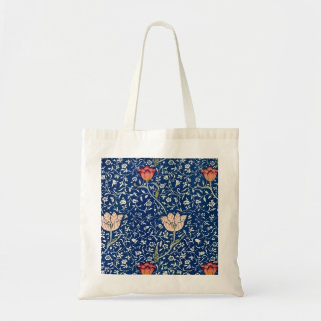 William Morris Medway Blue Floral Tragetasche (Vorne)