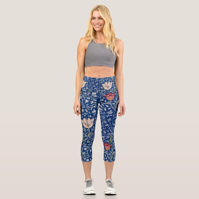 William Morris Medway Pattern Capri Leggings (Vorderseite)