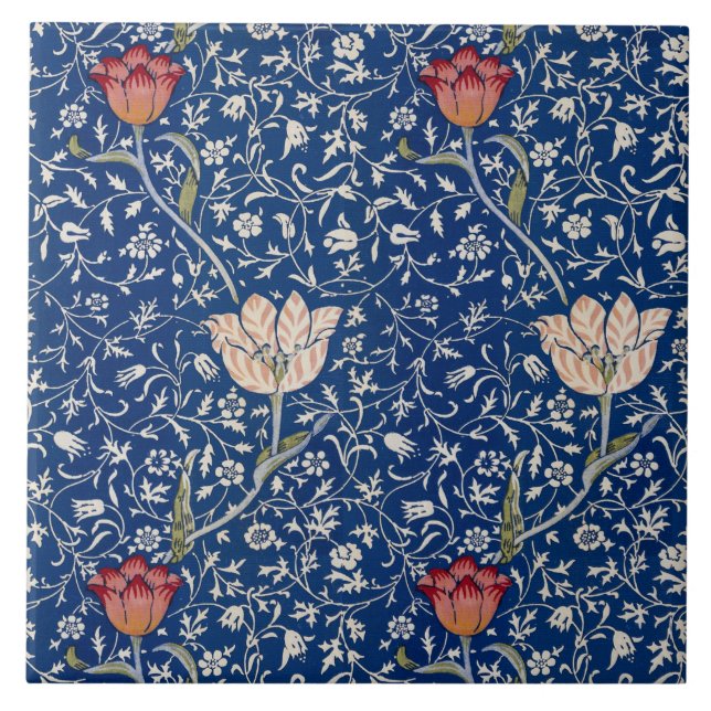 William Morris Medway Pattern Fliese (Vorderseite)