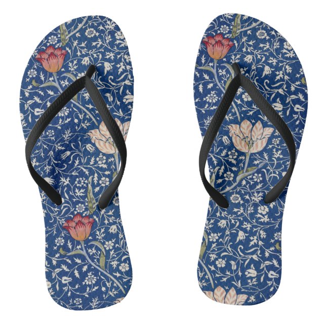 William Morris Medway Pattern Flip Flops (Fußbett)