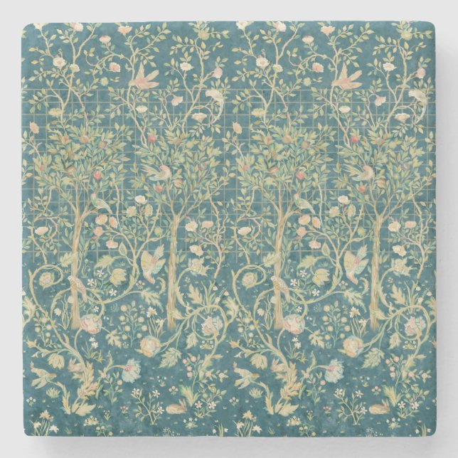 William Morris ‚Melsetter‘ 1 Steinuntersetzer (Vorderseite)