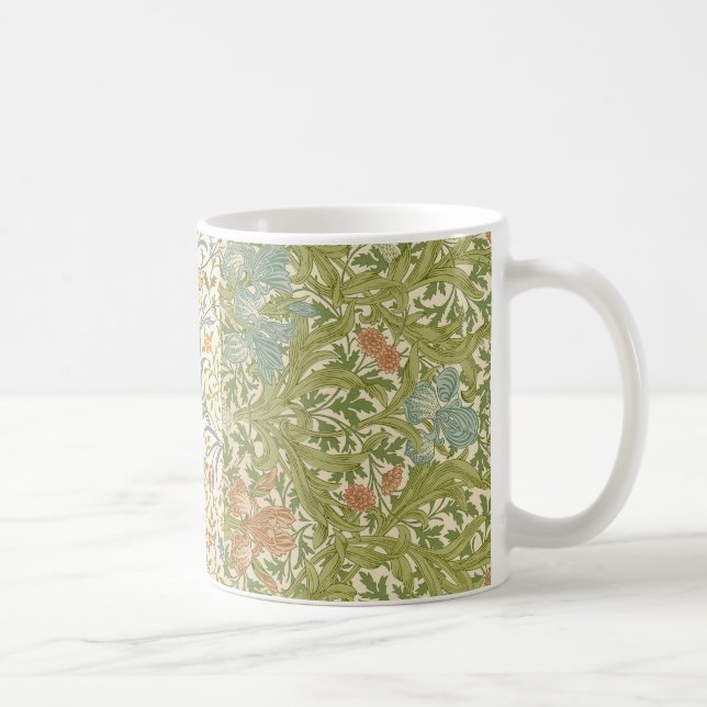 William Morris mischte Entwürfe Kaffeetasse (Rechts)