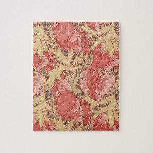 William Morris Mohnblumen im Art Nouveau Stil