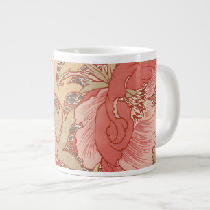 William Morris Mohnblumen im Art Nouveau Stil Jumbo-Tasse