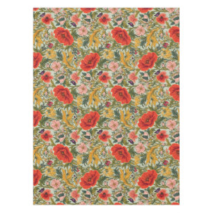 William Morris Mohnblumen im Art Nouveau Stil  Tischdecke