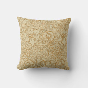 William Morris Mohnblumen Tapete Kissen