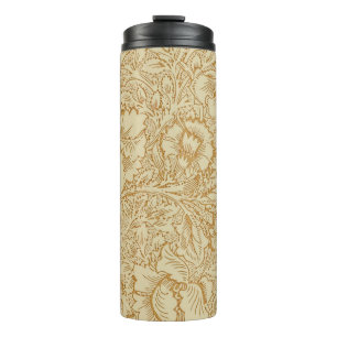 William Morris Mohnblumen Tapete Thermosbecher