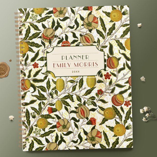 William Morris Motif de grenade Lemons Fruits (Créateur téléchargé)