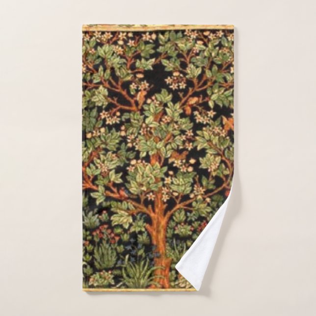 William Morris - Motif De L'Arbre De Vie (Serviette à main)