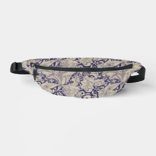 William Morris Motif Giroflée Bleu Antique