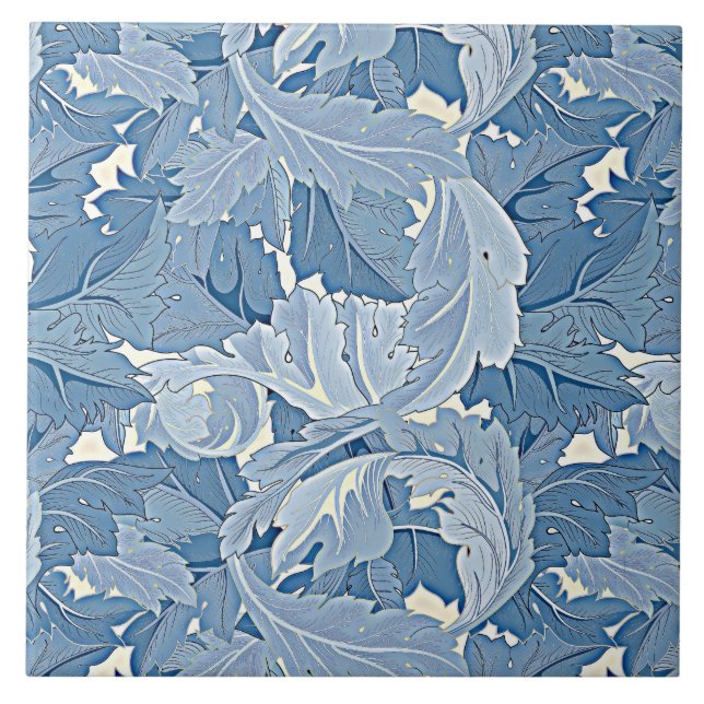 William Morris Muster, Blumengarten, Fliese (Vorderseite)
