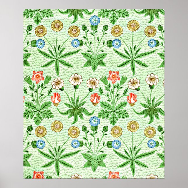 William Morris Muster, Daisy Poster (Vorne)