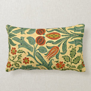 William Morris - Muster der Blume im Herbst Lendenkissen