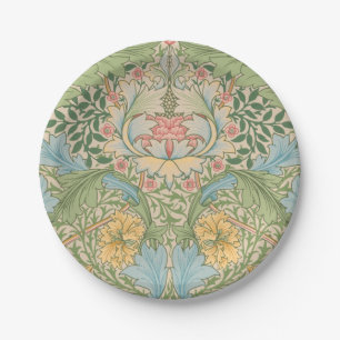 William Morris Myrtenblüten Blumen Botanik Pappteller