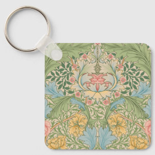 William Morris Myrtenblüten Blumen Botanik Schlüsselanhänger