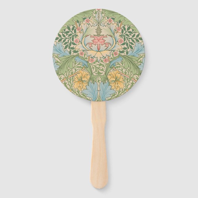 William Morris Myrtle Blume Floral Botanical Fächer (Vorderseite)