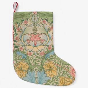 William Morris Myrtle Blume Floral Botanical Kleiner Weihnachtsstrumpf