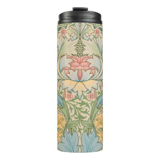 William Morris Myrtle Blume Floral Botanical Thermosbecher (Vorderseite)