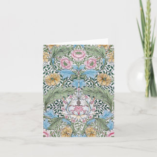 William Morris Myrtle Floral Motif Cartes de notes