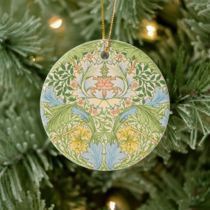 William Morris Myrtle Garden Floral Klassiker Keramik Ornament