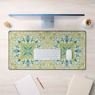 William Morris nahtloses Deckenmuster in Limetteng Schreibtischunterlage