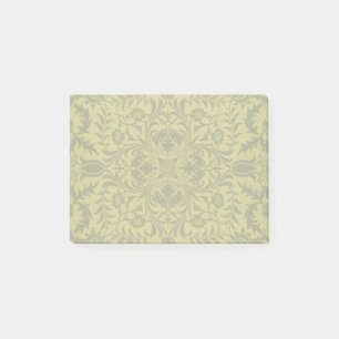 William Morris nahtloses Reben-Gold-Gelb-Muster Post-it Klebezettel