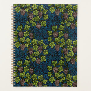 William Morris Nahtloses Weinreben Schwarz Muster Planer