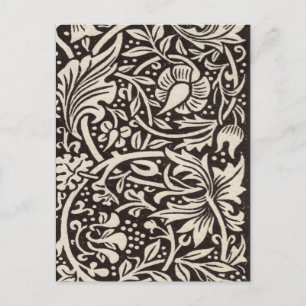 William Morris Narzissen Blumen Wallpaper Postkarte