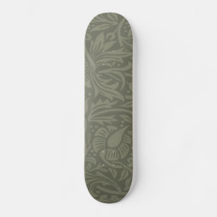 William Morris Narzissen Blumen Wallpaper Skateboard