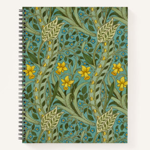 William Morris Narzissen Blumenmuster Klassiker Notizbuch