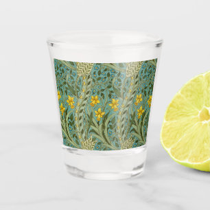 William Morris Narzissen Blumenmuster Klassiker Schnapsglas
