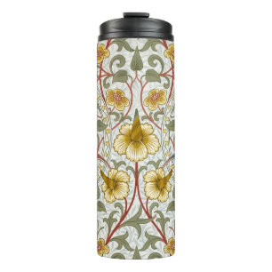 William Morris Narzissen-Blumenmuster Thermosbecher
