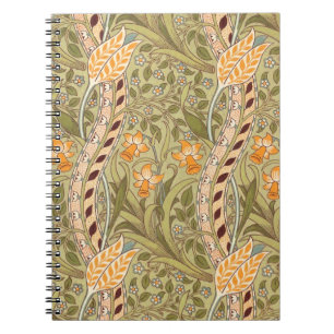 William Morris Narzissengarten-Blumen-Klassiker-Bo Notizblock