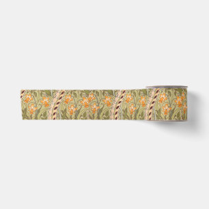 William Morris Narzissengarten-Blumen-Klassiker-Bo Satinband