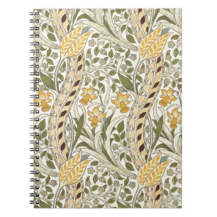 William Morris Narzissengarten-Blumen-Klassische B Notizblock