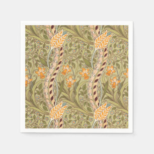 William Morris Narzissengarten-Blumen-Klassische B Serviette