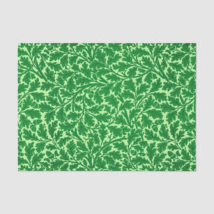 William Morris Oak Blätter, Emerald Green Seidenpapier