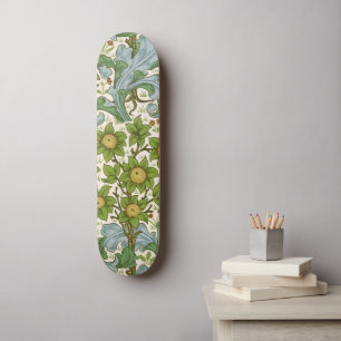 William Morris' Obstgartenmuster Art Nouveau Skateboard