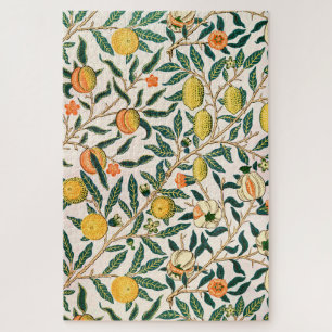 William Morris Obstpomegranat Weiße Ornamente