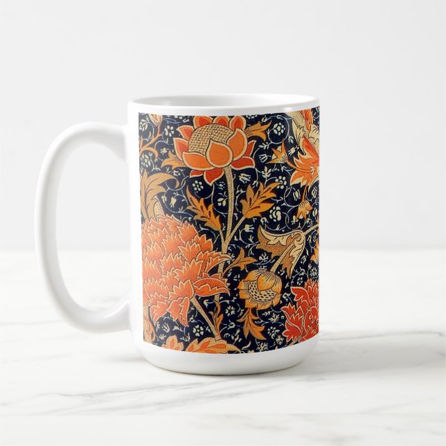 William Morris Orange Cray Kaffeetasse (Links)