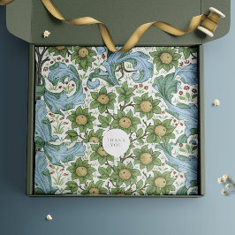 William Morris Orange Jugendstil Vintage Flora Seidenpapier