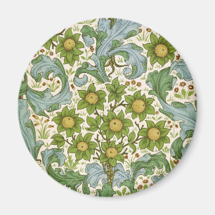 William Morris Orchard Grüne Blumenkunst Magnet