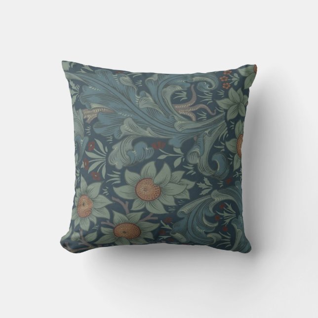 William Morris Orchard Pattern Art Kissen (Vorderseite)