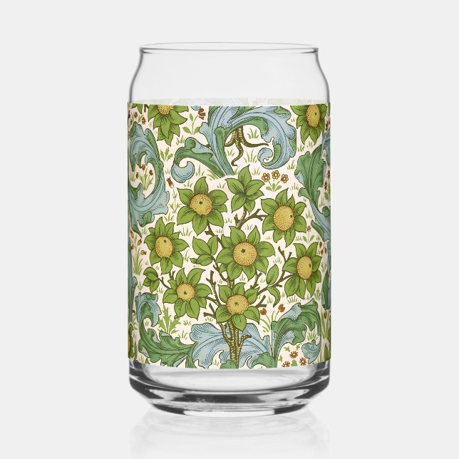 William Morris' Orchard Pattern Art Nouveau Dosenglas (Vorderseite)