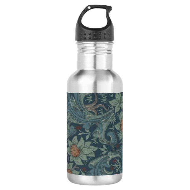 William Morris Orchard Pattern Art Trinkflasche (Vorderseite)