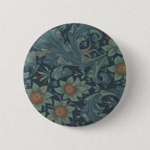 William Morris Orchard Pattern Wallpaper Button